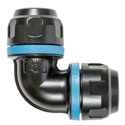 90° ALUMINUM UNION ELBOW FITTING FOR PIPE