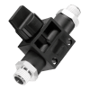 Prevost Conex Male Thread Valve Three Ways - Inlet Male/Outlet Male