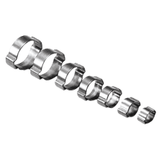 PREVOST STAINLESS STEEL - DOUBLE EAR CLAMP